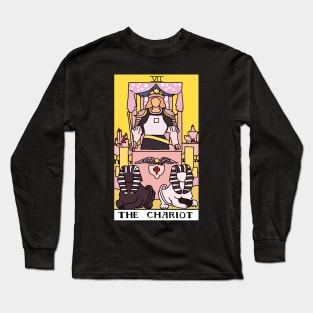 The Chariot Tarot Card Long Sleeve T-Shirt